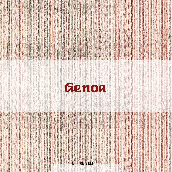 Genoa example